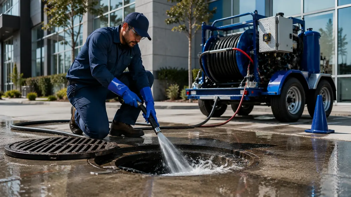 Commercial Hydro Jet Drain Cleaning in Lake Forest