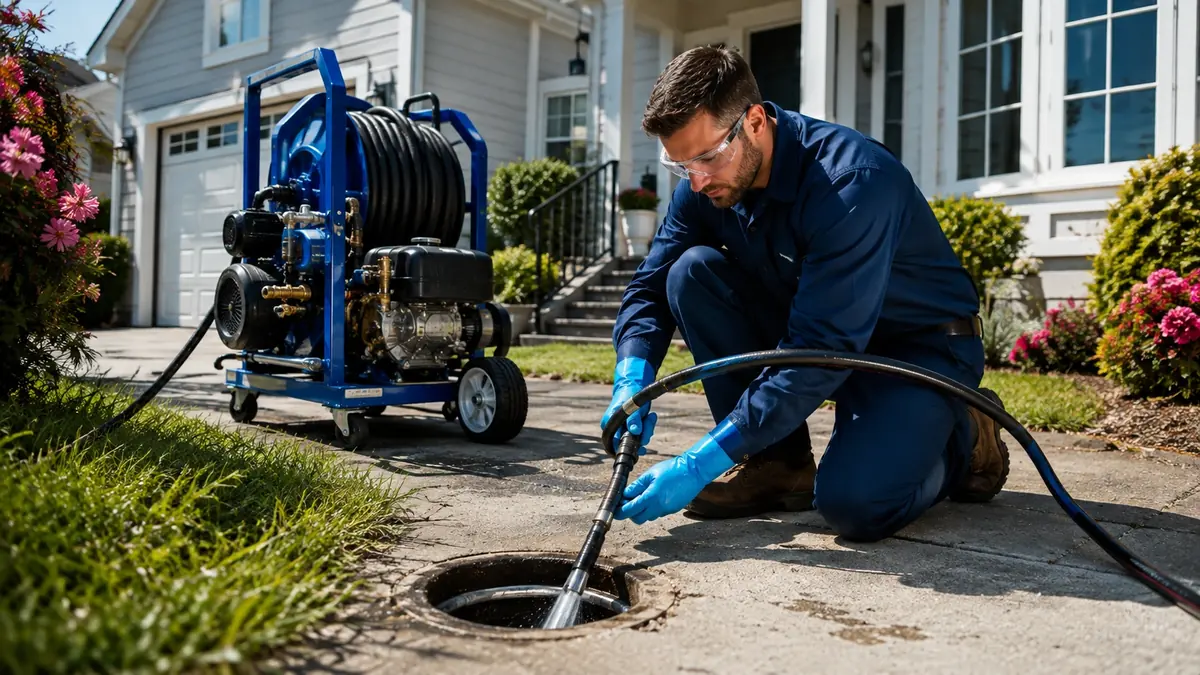 Residential Hydro Jet Drain Cleaning in Lake Forest