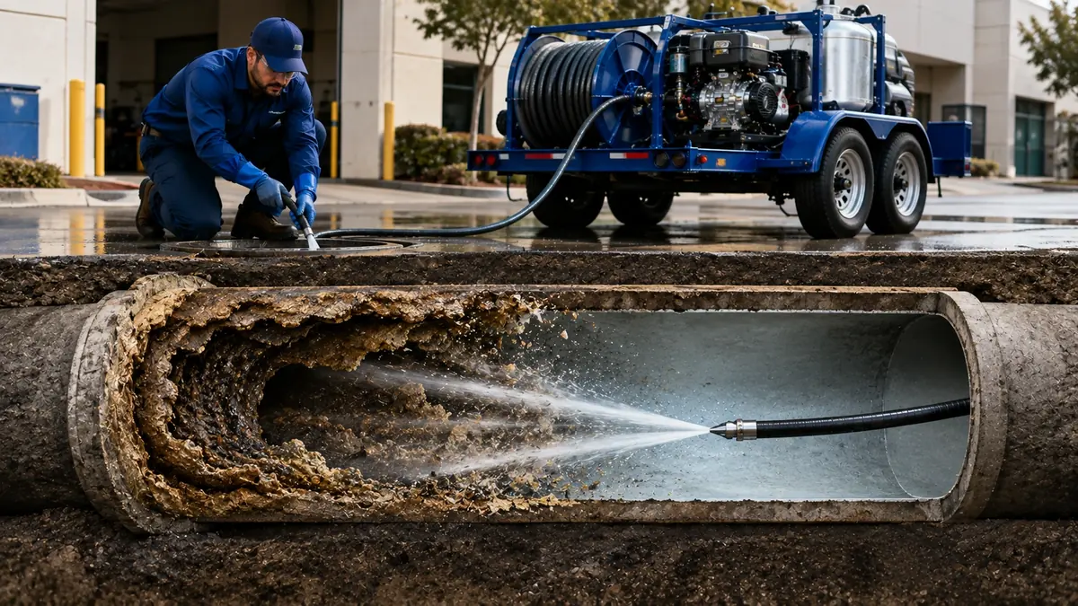 Sewer Pipe Descaling in Lake Forest